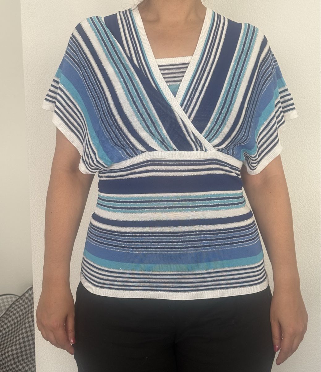 Chemisiers: Luisa Spagnoli two layer summer blouse – D'occasion à Glis par lus_sx55