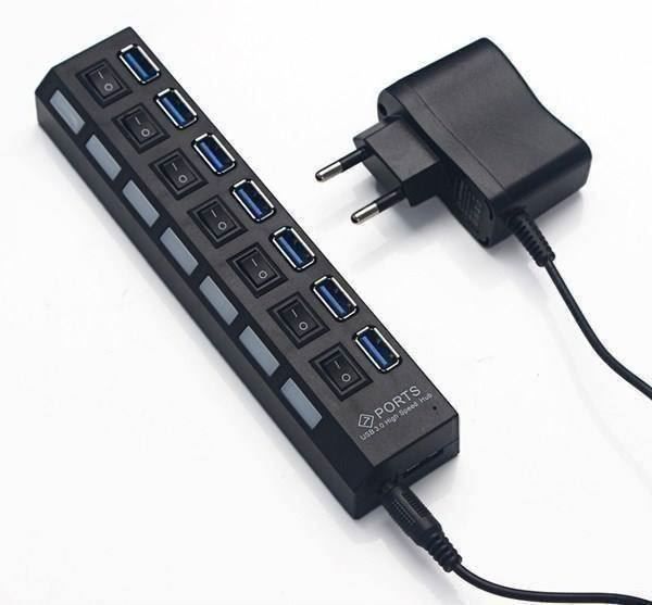 Hubs & Switches: USB 3.0 HUB 7 PORT High Speed 5 Gbps – Neu und originalverpackt aus Unterägeri von RmOnline 2