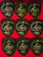 9x Abzeichen Militar Musik Klett Original neu