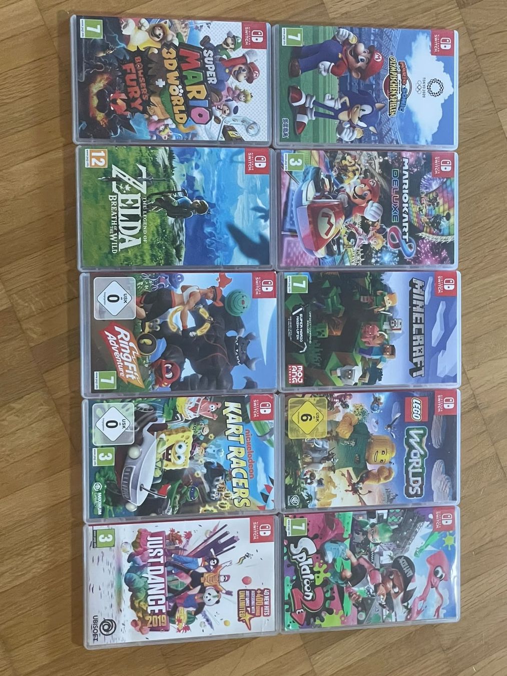 Nintendo Console: Nintando Switch Set mit 10 Spiele & Ring Fit Adventure  – Usato da Rothenburg venduto da phi_t656 4