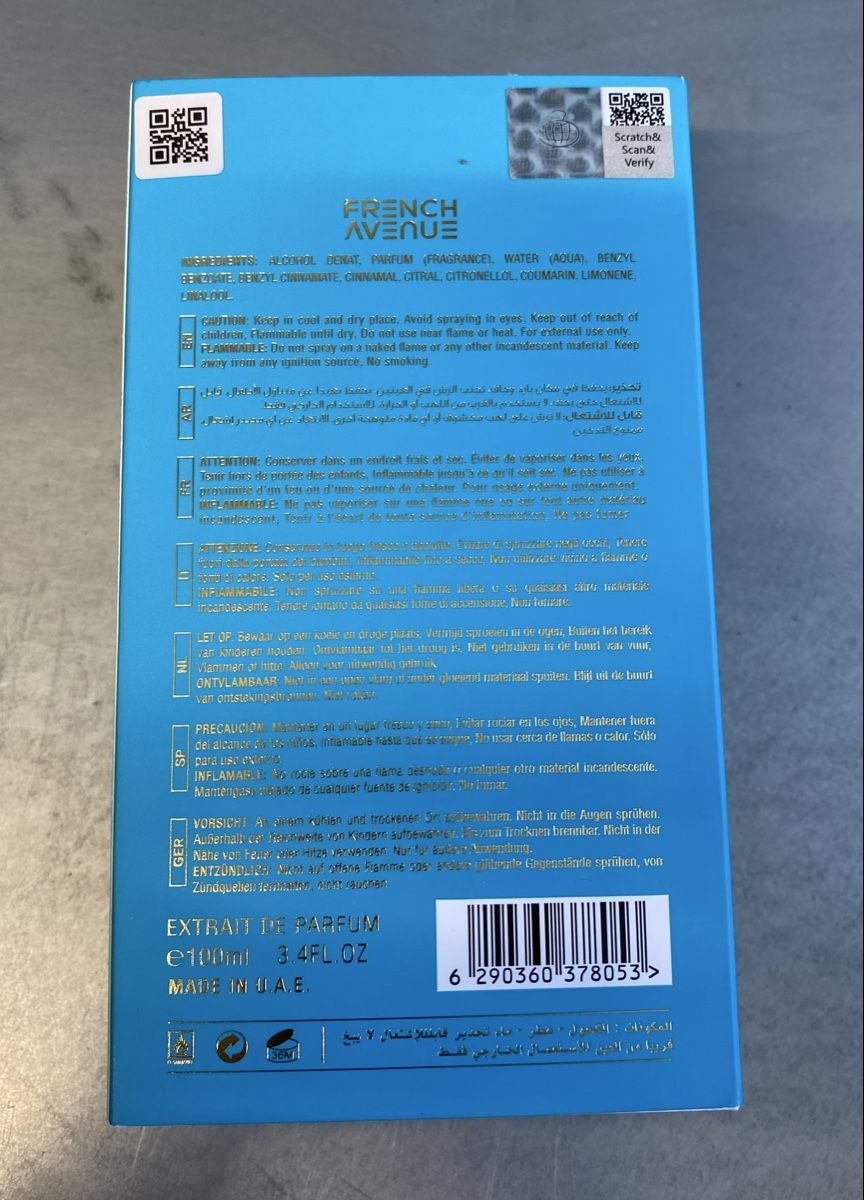 Profumi & Eau de Toilette: French Avenue Vulcan Feu 100ml Neuf – Nuovo (secondo la descrizione) da Corseaux venduto da atchoum66 2