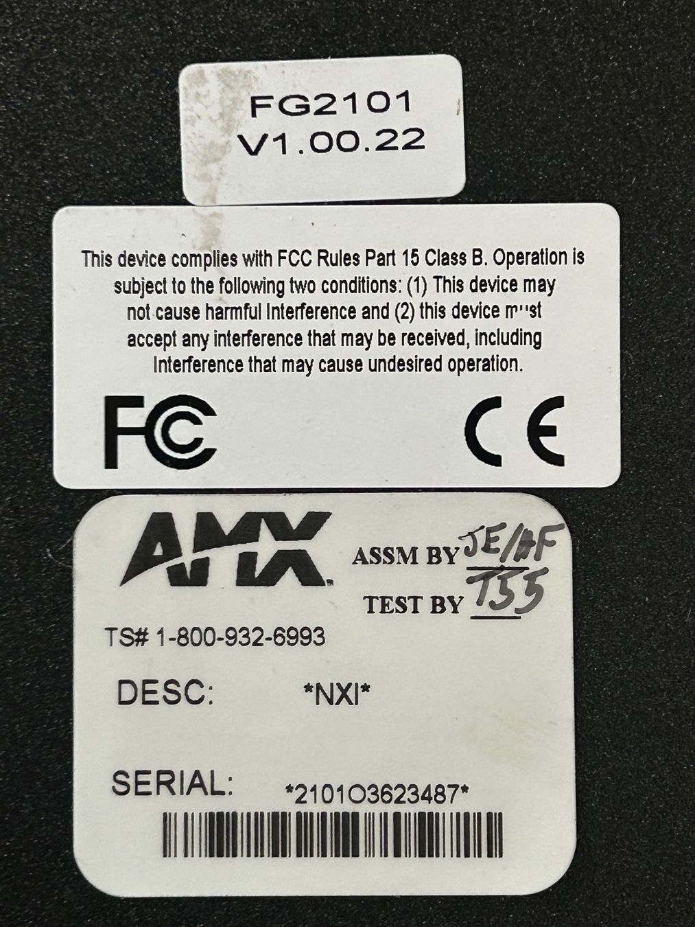Sistema di controllo: AMX NXI Integrated Controller NetLinx Hub Rack-Einbau – Usato da Gossau ZH venduto da Kustergo 3