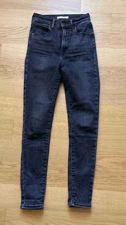 Levi's Jeans Mile High Weist Skinny schwarz W26 L28
