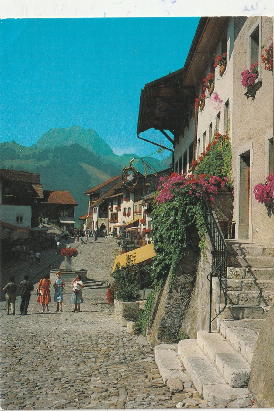 Cartoline postali: Gruyeres Teilansicht – Usato da Lumbrein venduto da made02