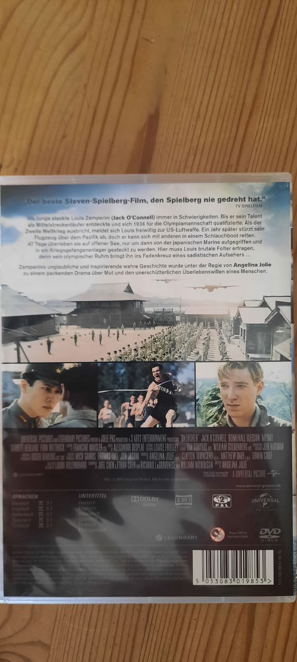 Tutti i DVDs: Unbroken DVD FSK 12 – Usato da Konolfingen venduto da the_5fqm 1