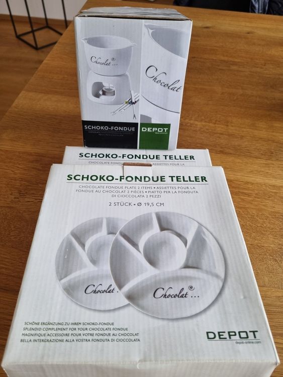 Schokoladen-Fondue-Set, Schoko Fondue | Kaufen auf Ricardo