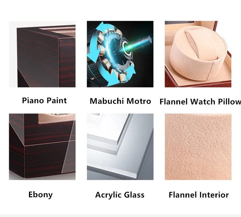Boîtes de montres: Neu Watch Winder Glass Storage Case – Neuf (Voir description) à Glattbrugg par ann_hy2y 3