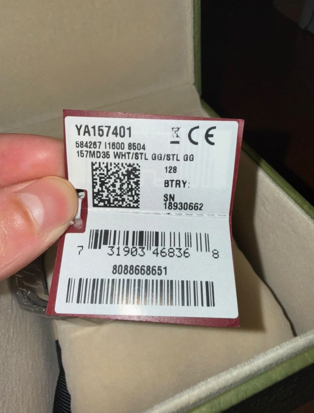Gucci Orologi: Gucci Grip 35 mm - Bracelet acier GG – Nuovo e nell'imballaggio originale da Plan-Les-Ouates venduto da Loved_Panda_Clothing 3