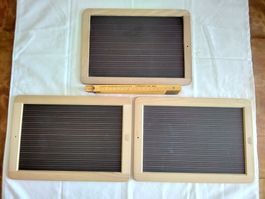 3 Schiefertafel Schultafel Schreibtafel mit Holzrahmen