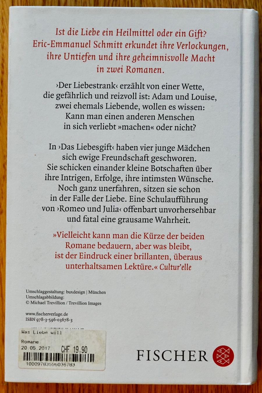 Libri: Was Liebe will - Eric Emmanuel Schmitt – Usato da Rheinfelden venduto da bigi0956 1