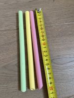 Neu Silikon Strohhalm wiederverwendbar 3 Stk. spülmaschinfes