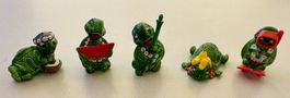 5 Teeny Tapsi Törtels Figuren aus Kinderüberraschung 1991