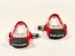 Look Carbon pedals red Pedalen 2606