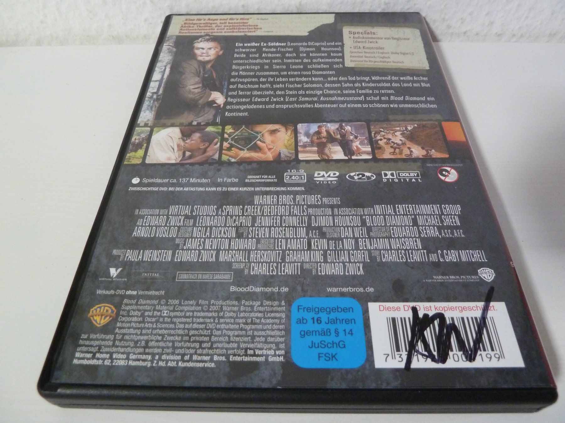 Tutti i DVDs: Blood Diamond  [DVD] – Usato da Abtwil SG venduto da Pfusius 1
