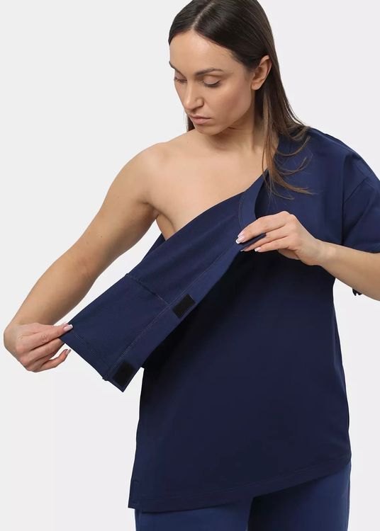 Gr.M - Adaptives Frauen-T-Shirt mit Klettverschluss (b) 1