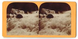 Stereo-Fotografie Bex, L'Avencon, Wildwa