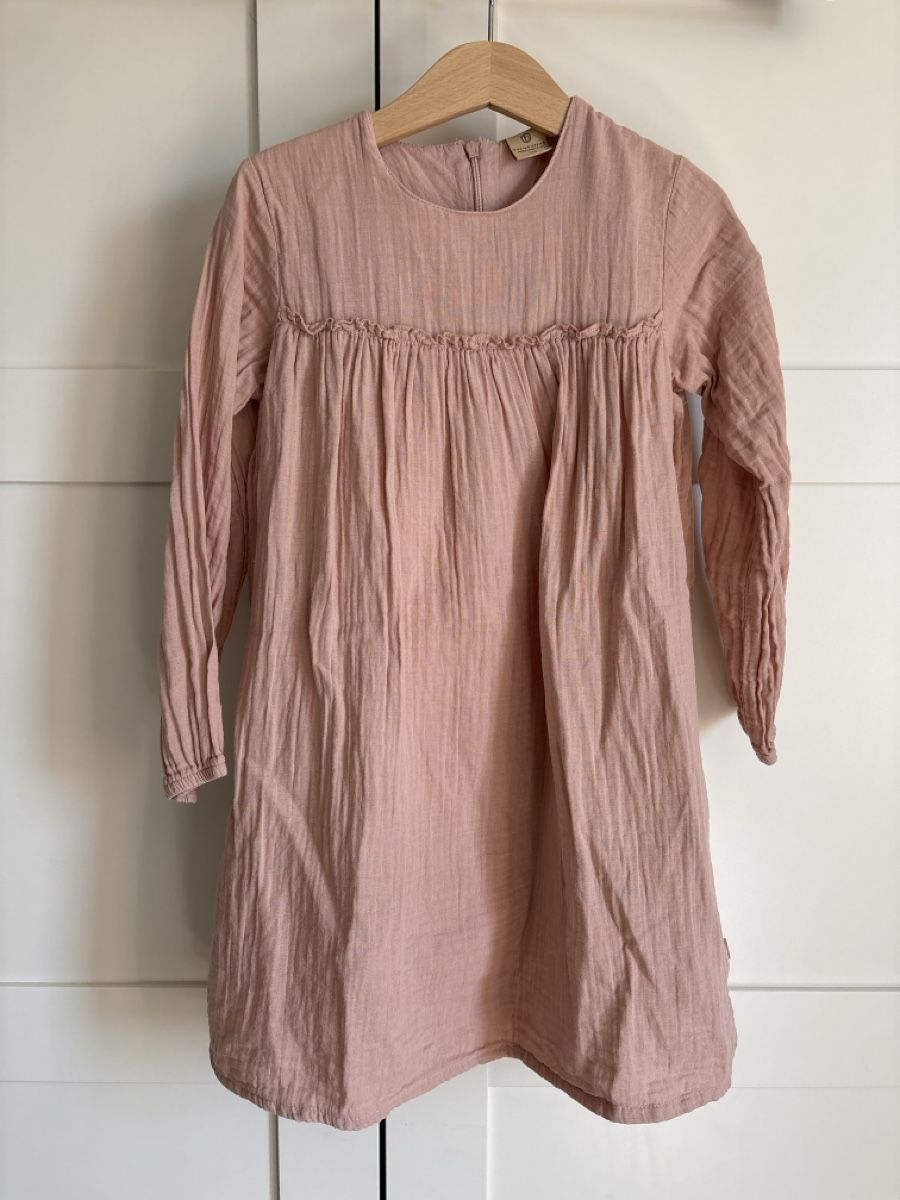 Vestiti & Gonne: Musselin Kleid altrosa gr 110 – Usato da Benken ZH venduto da m1310