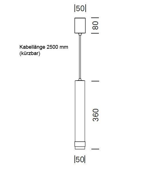 Lampadari & plafoniere: Pendelleuchte Vertico chrom glanz von Ribag – Usato da Umiken venduto da licht5040 3