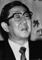 Shintaro Abe, Aussenminister, Japan - Pressefoto