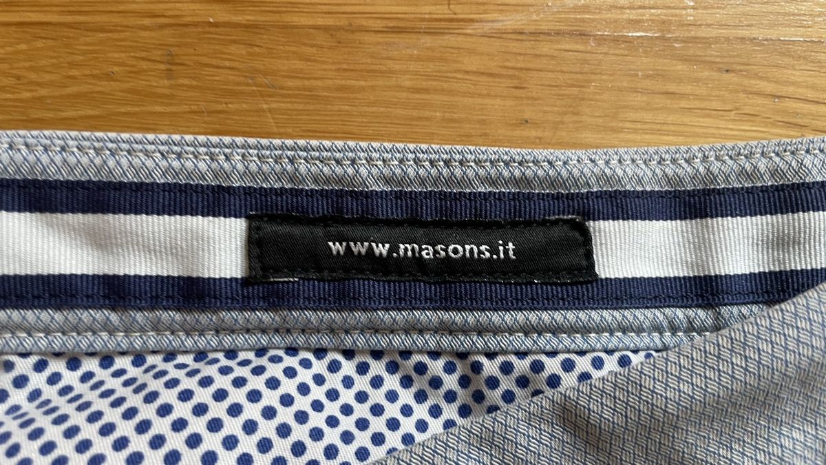 Pantaloni: Mason's Hose, Top Zustand, Gr. 33, hellgrau, Baumwolle – Usato da Bern venduto da gelbepunkte 2