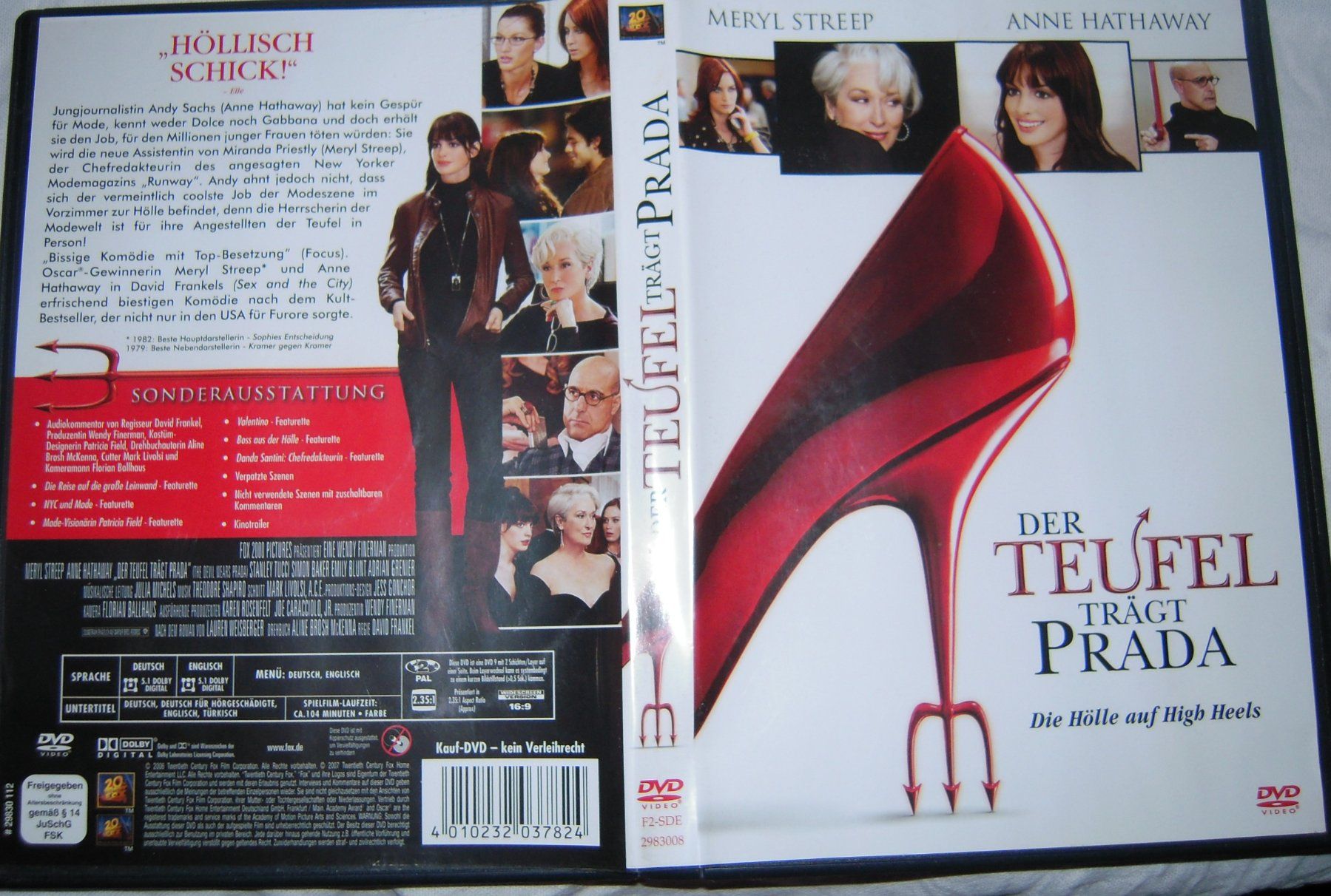 Tous les DVDs: DVD  DER TEUFEL TRÄGT PRADA – D'occasion à Heimberg par Rockenrol