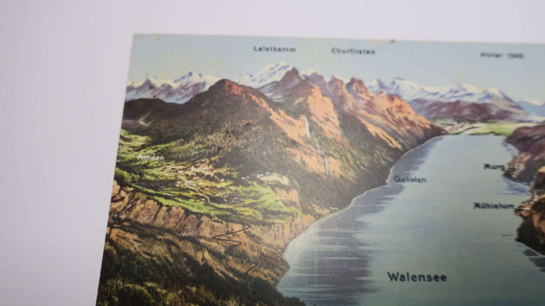 Ansichtskarten: Walensee Panorama 1911 – Gebraucht aus Cormoret von Pascalll2001 2