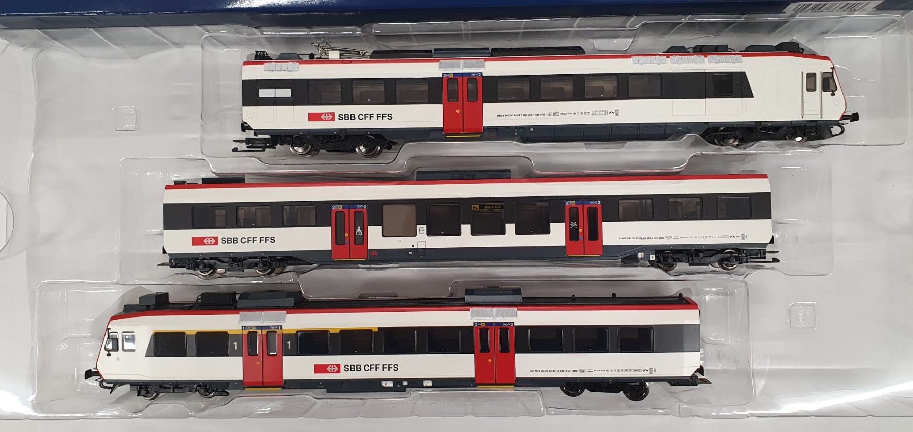 Liliput Modellini di ferrovie: Liliput L133940 & L133960 SBB RABDe 560 DOMINO, ESU Decoder – Nuovo (secondo la descrizione) da Würenlos venduto da juruth 2