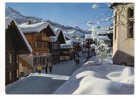 ADELBODEN Die Dorfstrasse