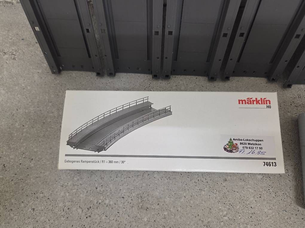 Märklin Modellini di ferrovie: Märklin Rampenstücke H0 – Usato da Volketswil venduto da AP79 4