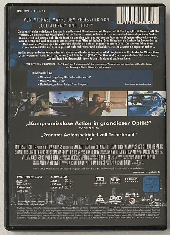 Tutti i DVDs: Miami Vice – Usato da Flums venduto da Asquillo 1