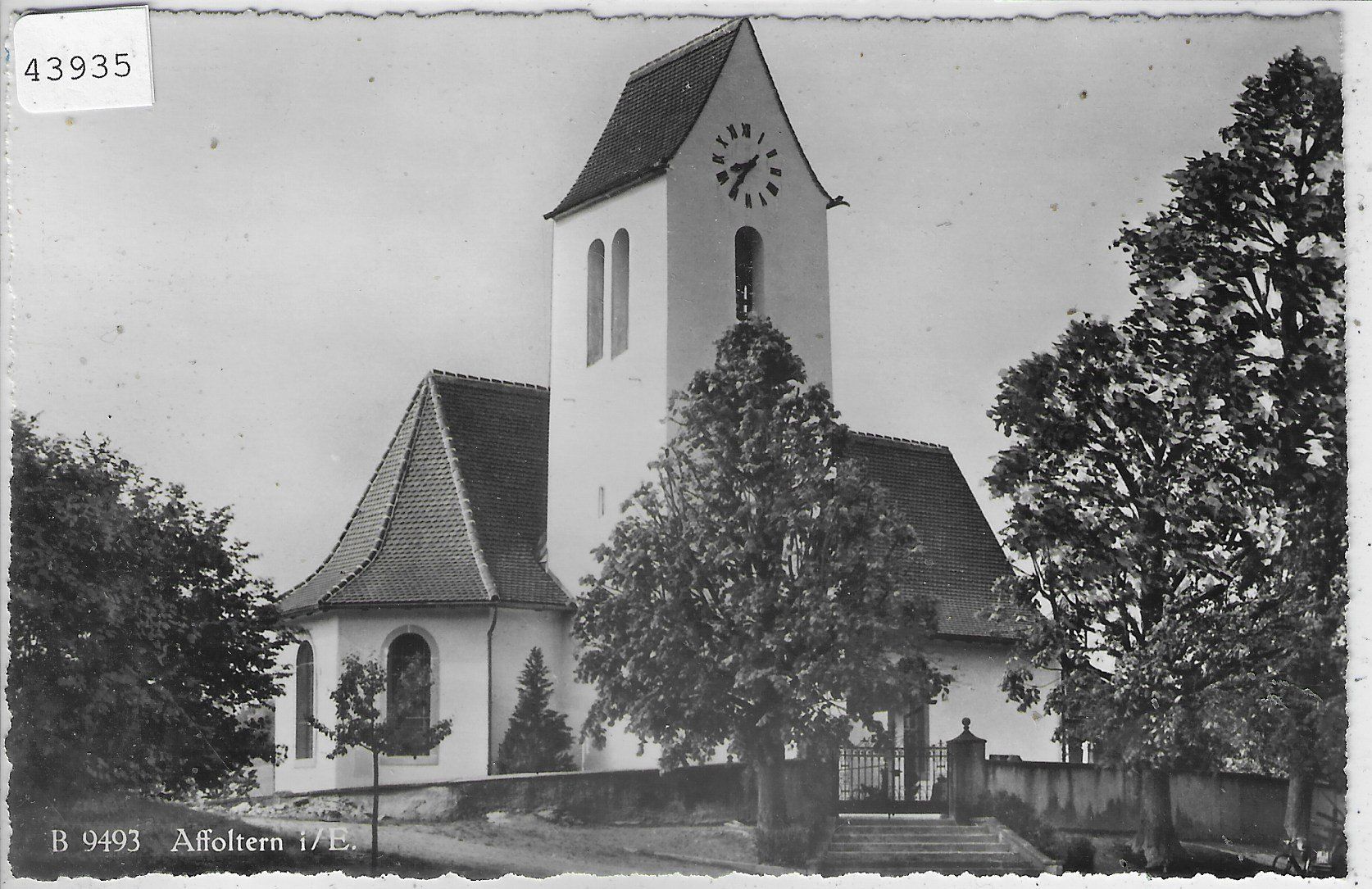 Cartoline postali: Affoltern i.E. - Kirche – Usato da Ettingen venduto da Kartenplanet