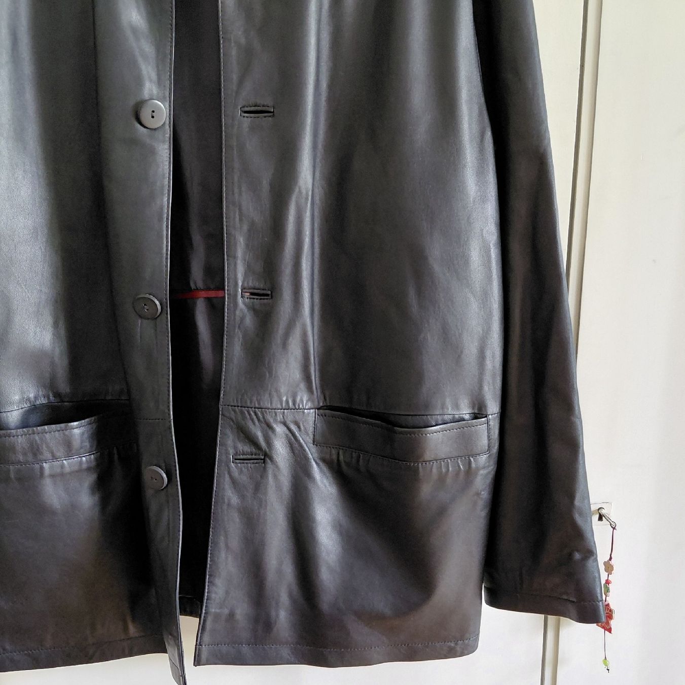 Giacche: Geschmeidige schwarze Echt-Lederjacke – Usato da Bern venduto da .n. 3