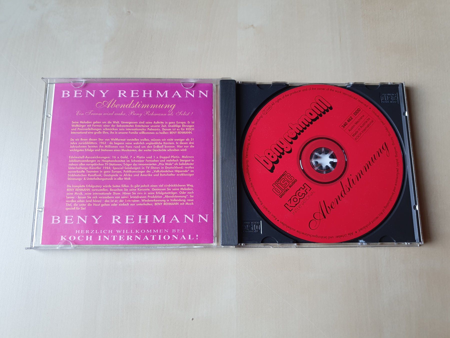 CD: Beny Rehmann Abend Stimmung – Usato da Stansstad venduto da collectorsshop 2