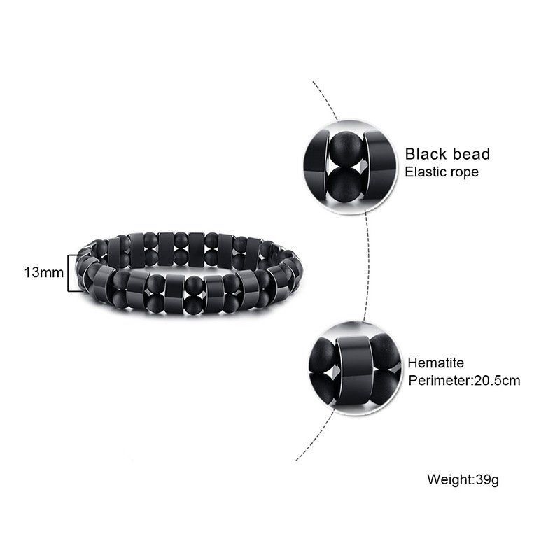 Bracciali & Braccialetti: Herren Armband Hematit, Tigerauge – Nuovo (secondo la descrizione) da Visp venduto da steinschmuckwelt 3