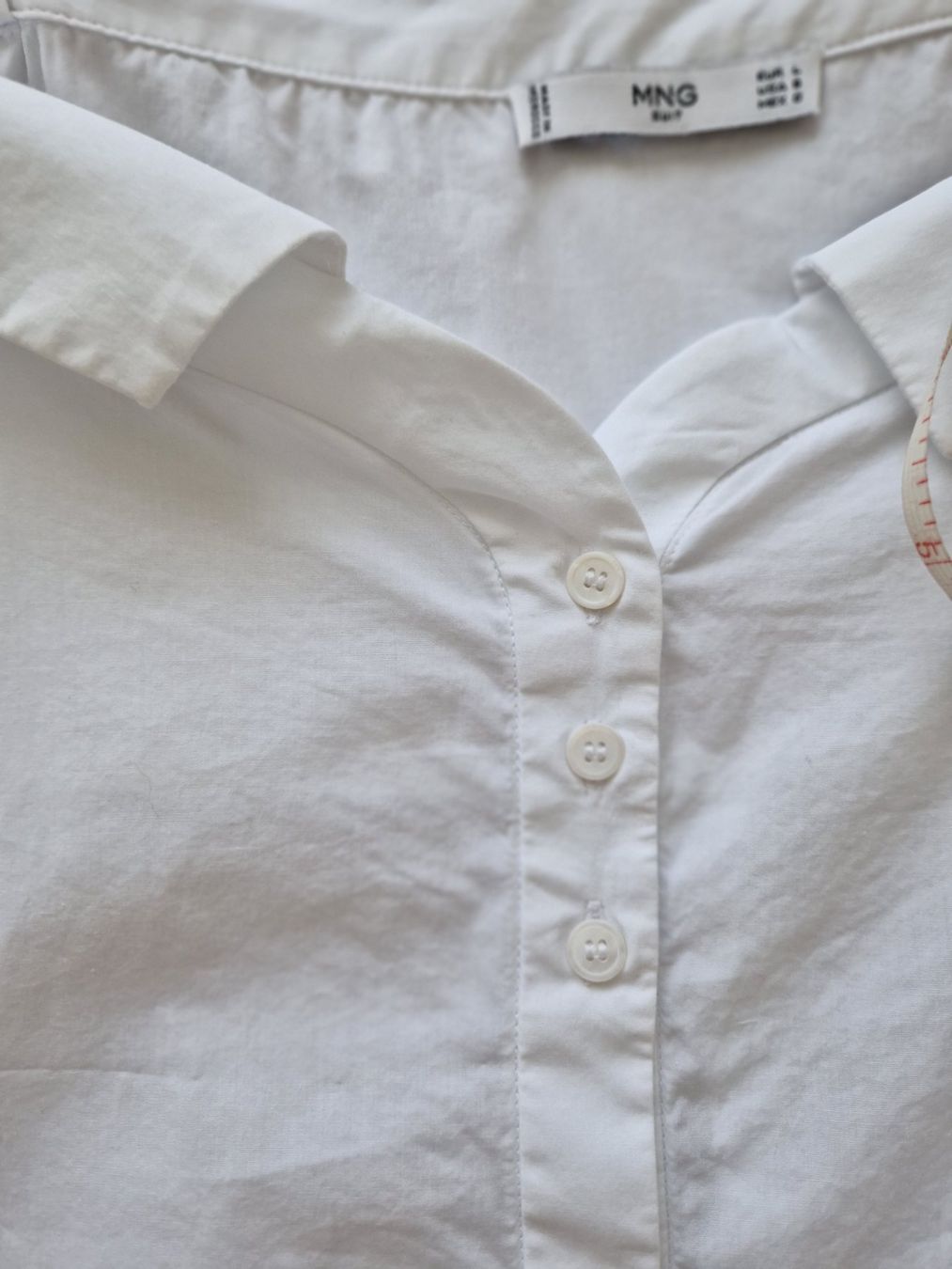 Mango Camicette: Mango Schulterfreie weisse Bluse Gr.M – Nuovo (secondo la descrizione) da Erlinsbach SO venduto da ULIKH 4