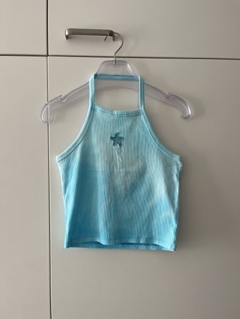 Hals T-Shirt Zara Kinder Grösse 11-12 mit Seestern 