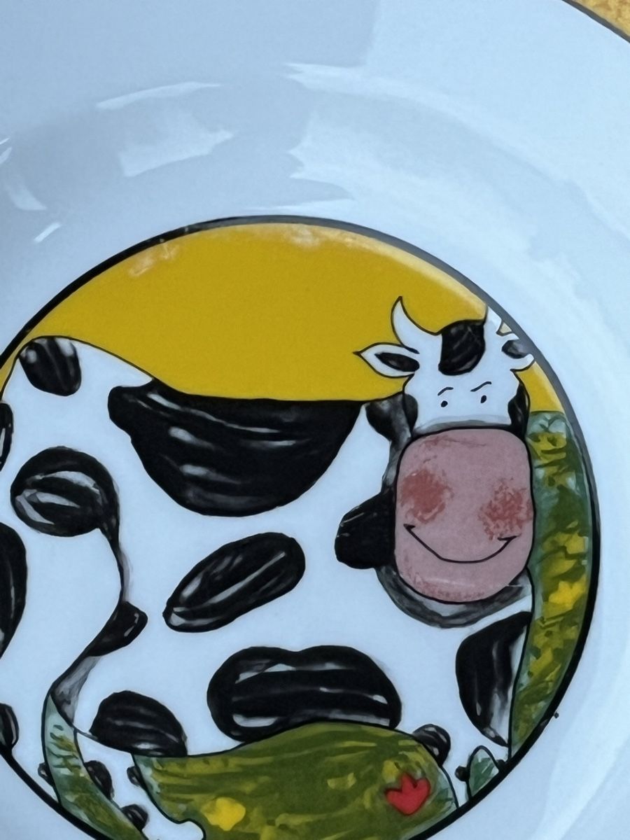 Set di piatti: Service de table Gallery by Inhesion motif vache – Usato da La Tour-de-Peilz venduto da Pansy02 8