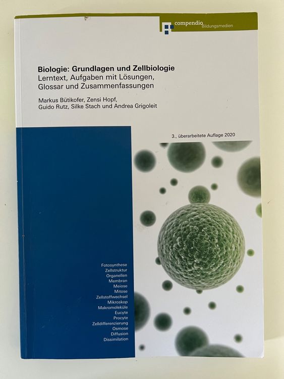 Biologie: Grundlagen Und Zellbiologie | Kaufen Auf Ricardo