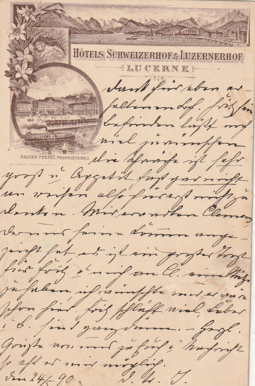 Cartoline postali: Luzern Hotel Schweizerhof – Usato da Rorschacherberg venduto da fratovi2