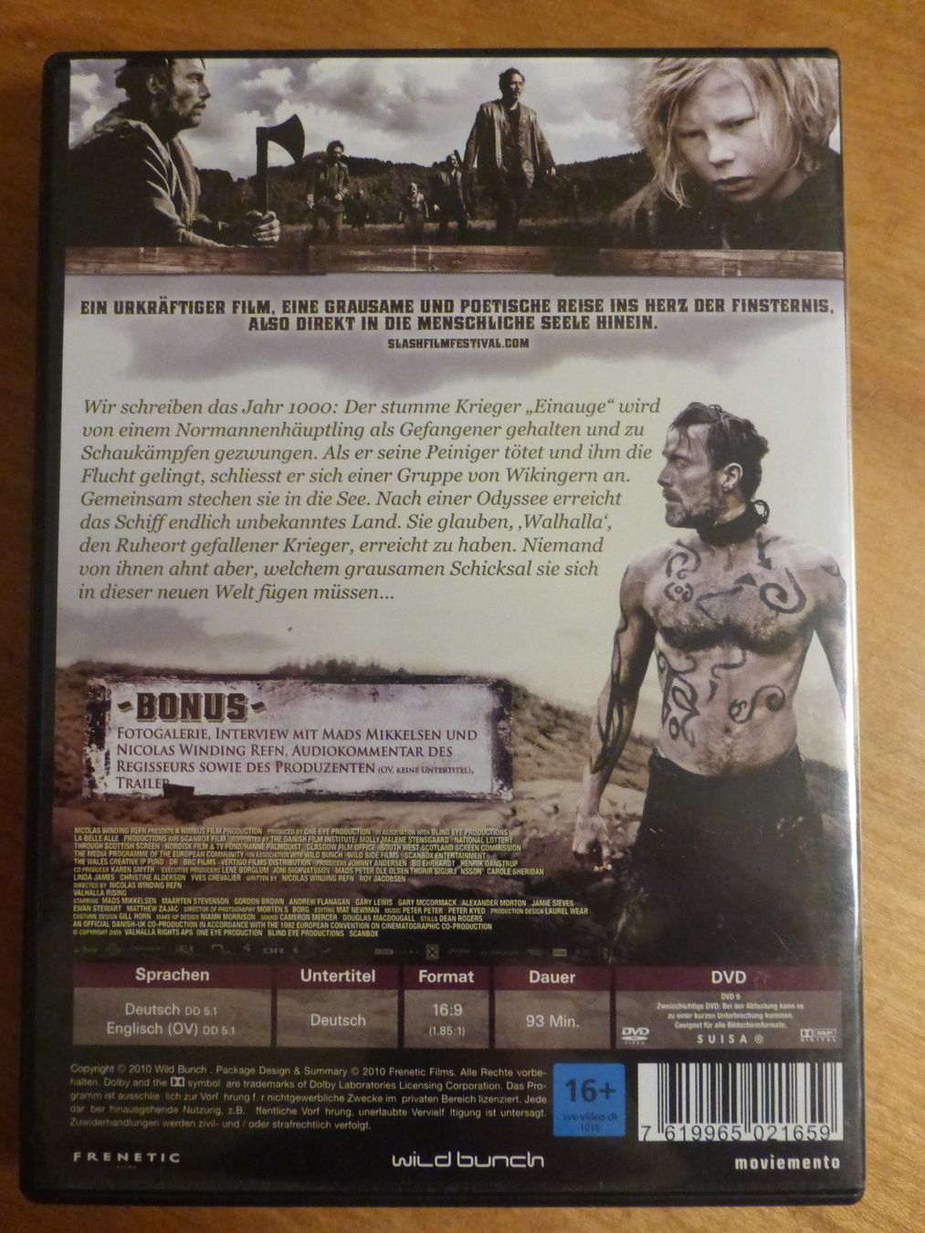 Tutti i DVDs: Valhalla rising Nicolas Winding Refn DVD – Usato da Zumikon venduto da psisound 1