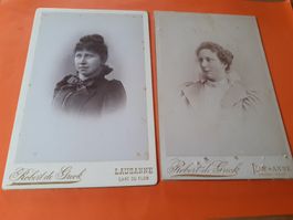 SCHWIIZER FRAUE DAZUMAL - 2 JEUNES FEMMES - LAUSANNE