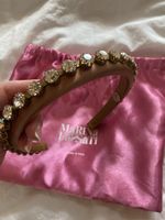 luxuriöser Satin-Haarreif von Marina Fossati