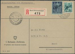 1942 - Bundesverwaltung BVW - Brief - BFr
