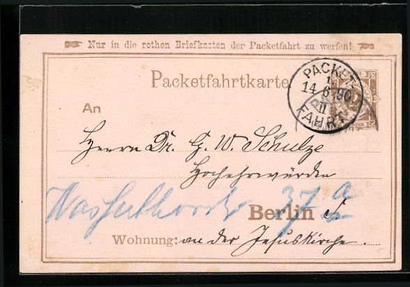 Cartoline postali: Berlin, Neue Berliner Omnibus und Packet – Usato da Berlin venduto da bartko-reher