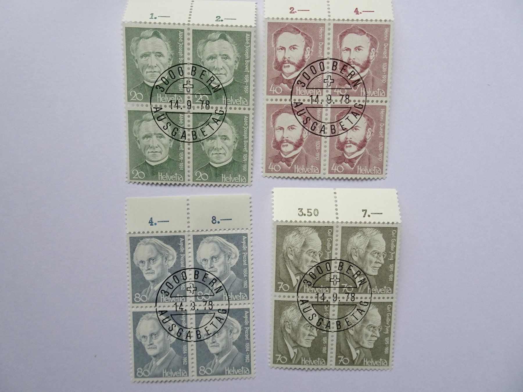 Tous les timbres: 1978 – Neuf (Voir description) à Aadorf par Chnorli-Furz