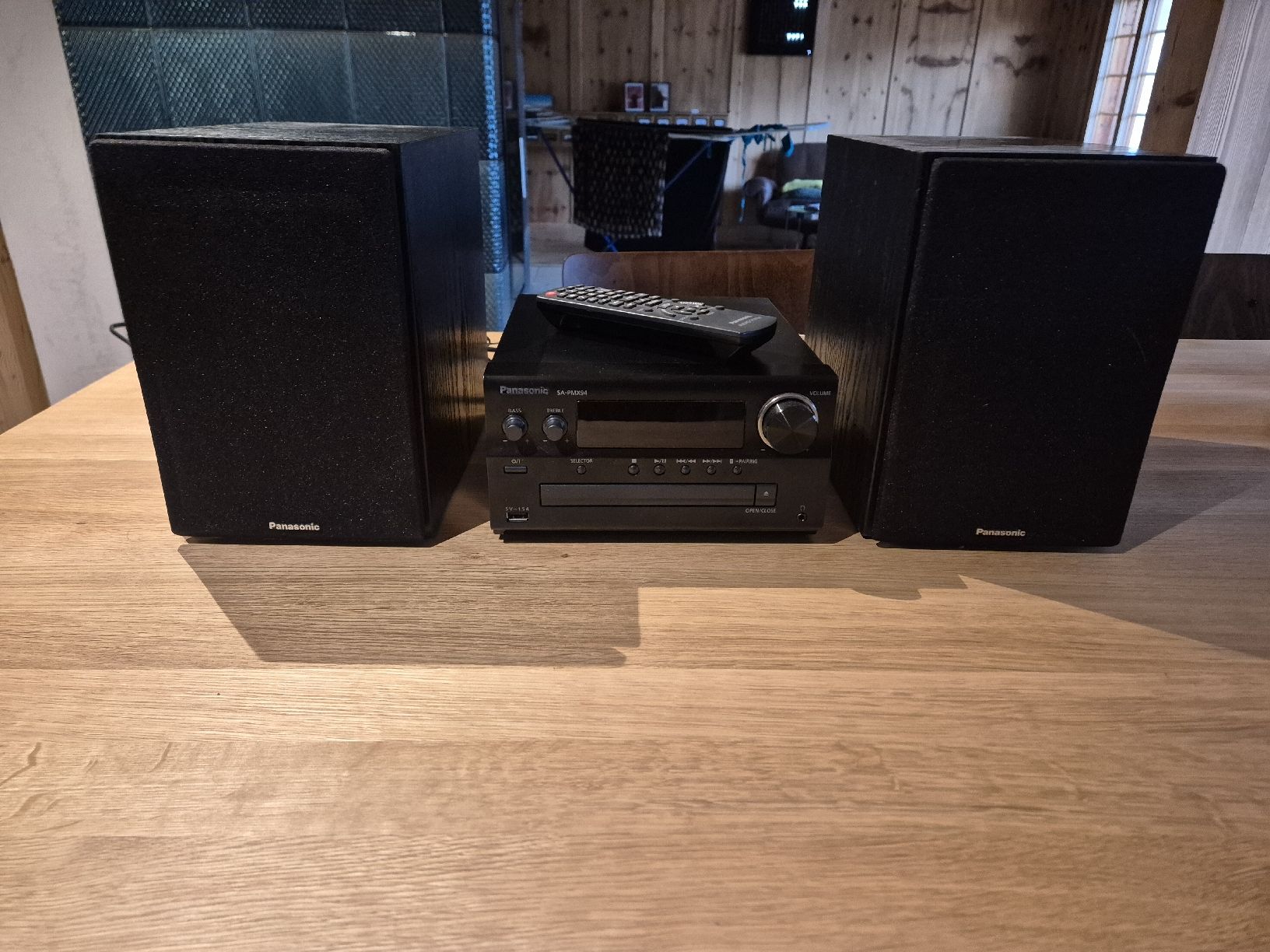Panasonic Multimediaplayer & Streamer: CD Stereo System Panasonic SA-PMX94 / mit Bluetooth und DAB – Gebraucht aus Hofstetten BE von hillhood
