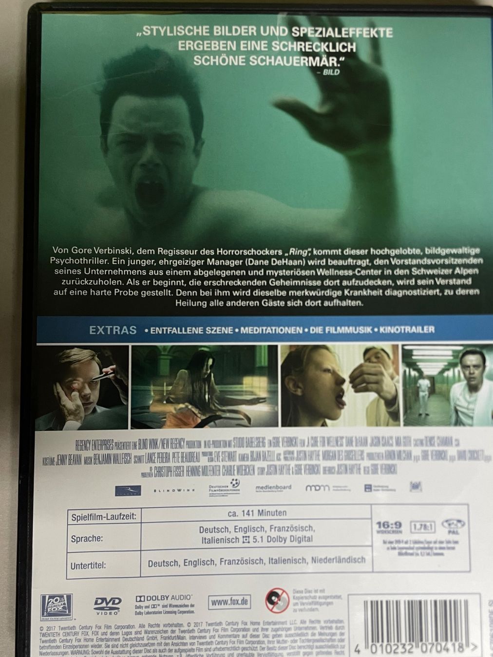 Tous les DVDs: A Cure for Wellness – D'occasion à Muri b. Bern par AdidasCollector 1
