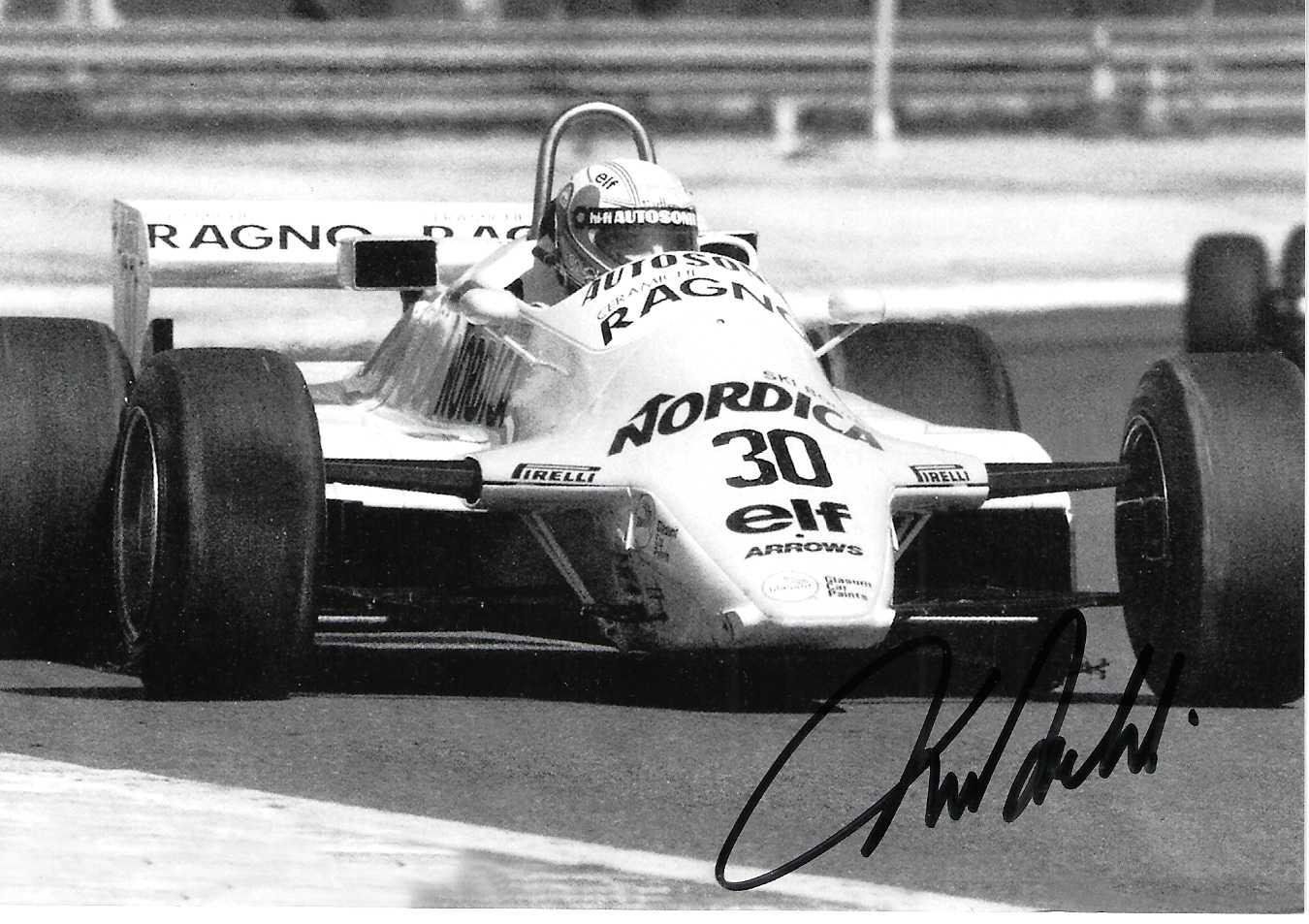 Autographes: Baldi, Arrows 1982, original signiert! – D'occasion à Grünenmatt par F1Racing-Switzerland