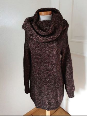 Pull Liu Jo col bénit marron noir (S)