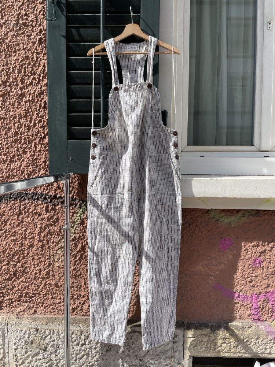 Jumpsuits: Latzhose kariert Grösse M, Nomads – Neu (gemäss Beschreibung) aus Basel von Blumi_13